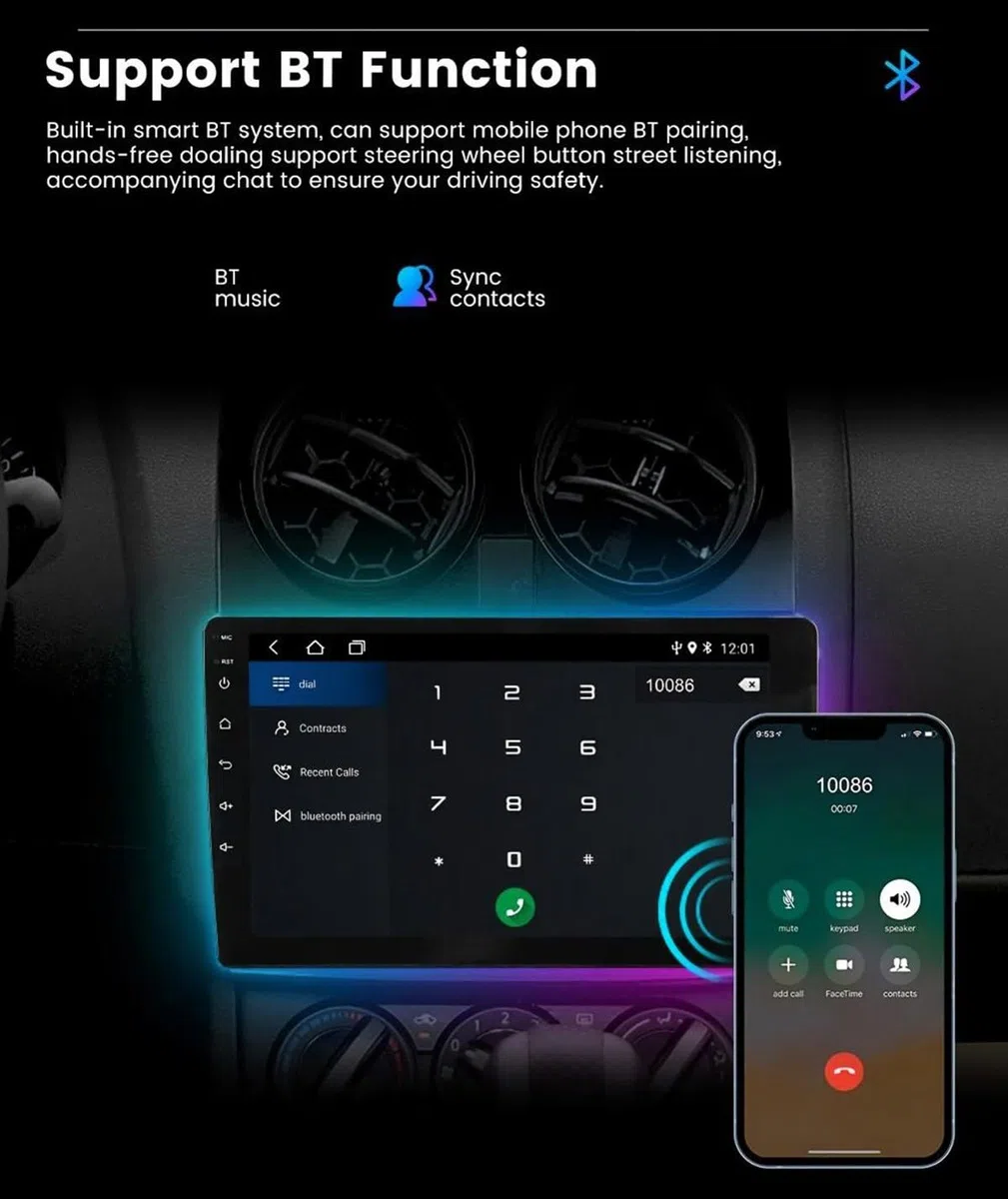 Autoradio Android 15 Tactile 2K 10" pour Buick GL8 3 2017-2020