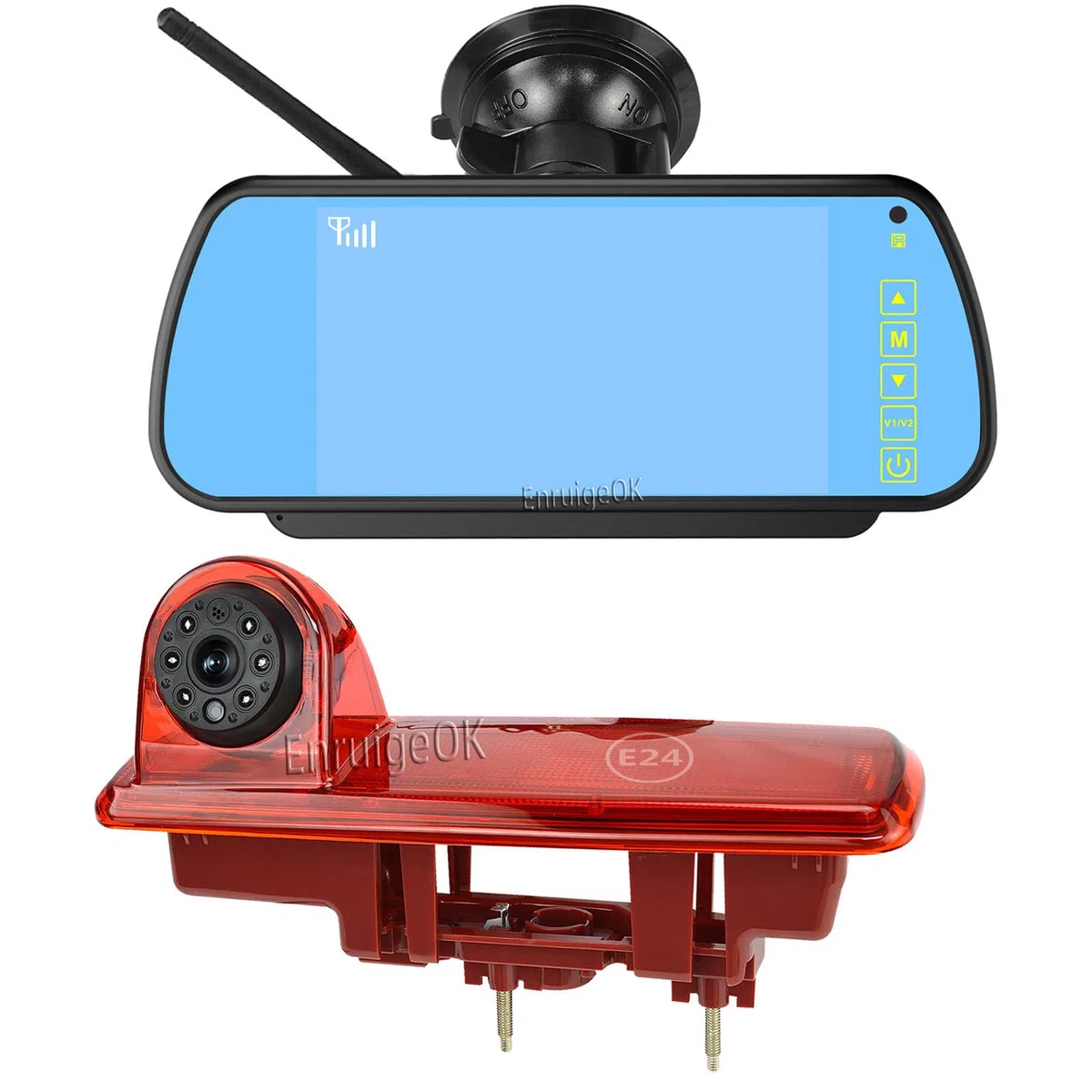 Caméra de Recul sans Fil en pour Renault Trafic 3 (Suction Cup)
