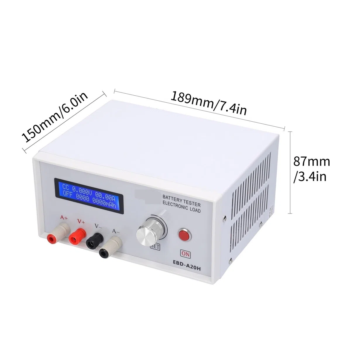 EBD-A20H testeur de Batterie 20A 200W Multifonction Courant continu Charge électronique PC contrôle Batterie capacité testeur déchargeur SûR Et Durable