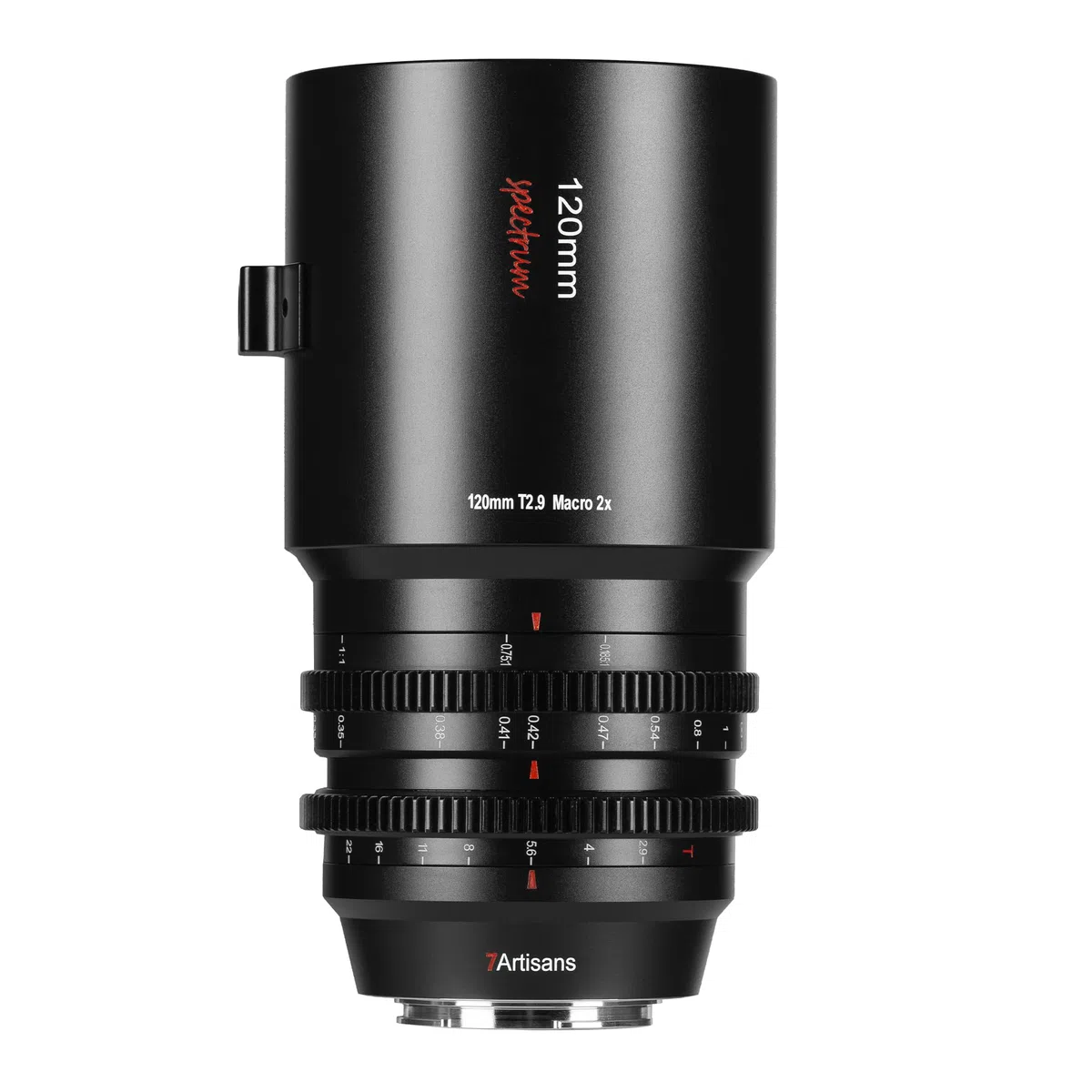 Objectif cinéma Macro 7artisans 120 mm T2.9 2X, Mise au Point Fixe Manuelle, Compatible avec la Monture Canon EOS-R, série EOS R, R1, R3, R52, R62, R6, R10, R50