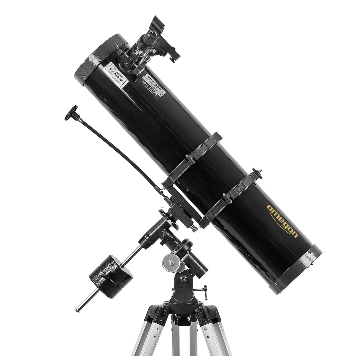 Télescope Omegon N 130/920 EQ-2 | Monture EQ-2 | pour Les débutants en Observation astronomique | Idéal pour la Lune et Les planètes | Télescope d'astronomie | Nombreux Accessoires