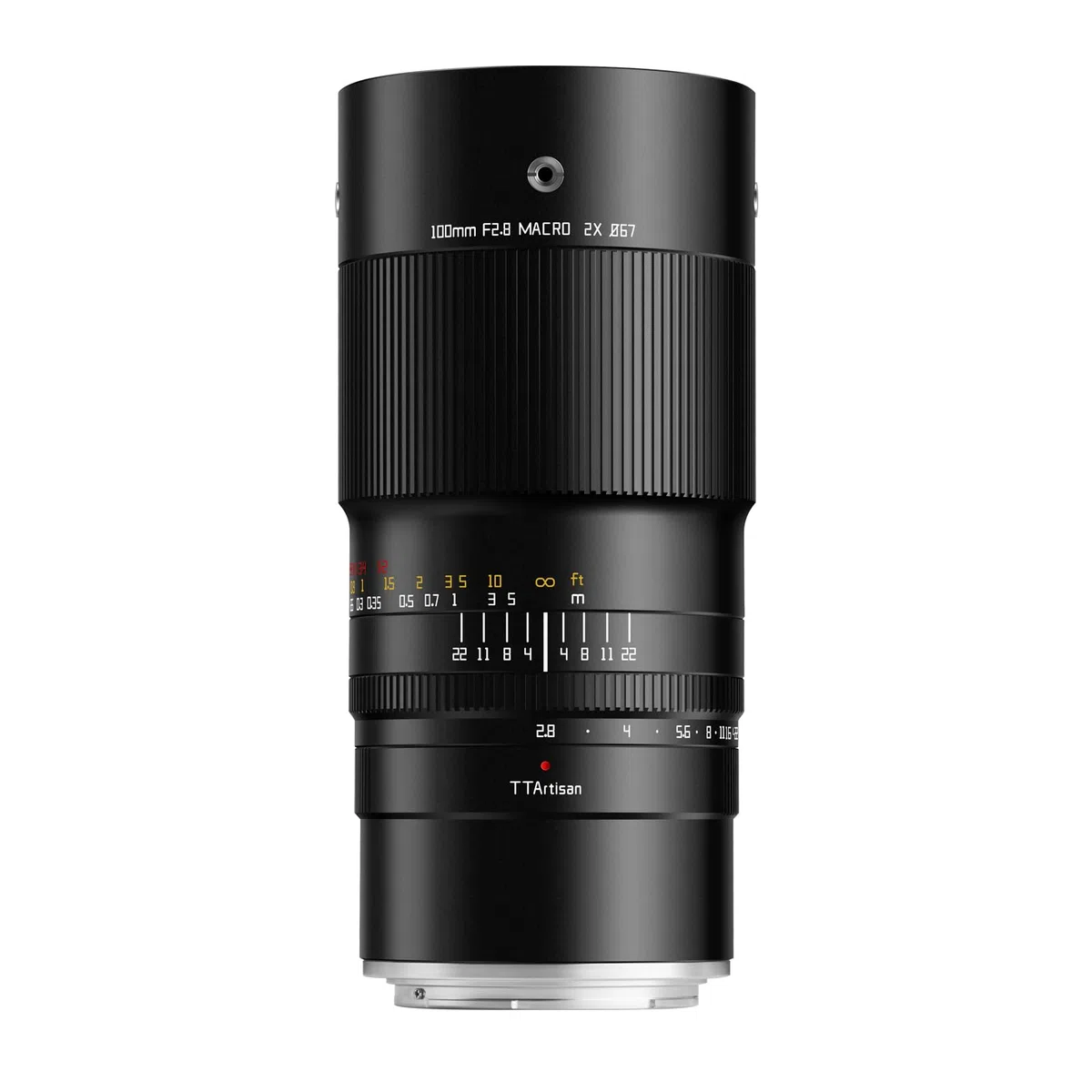 TTARTISAN Objectif 100mm F2.8 Macro 2X pour Canon RF Monture Objectif à Mise au Point Manuelle pour la Photographie Miniature