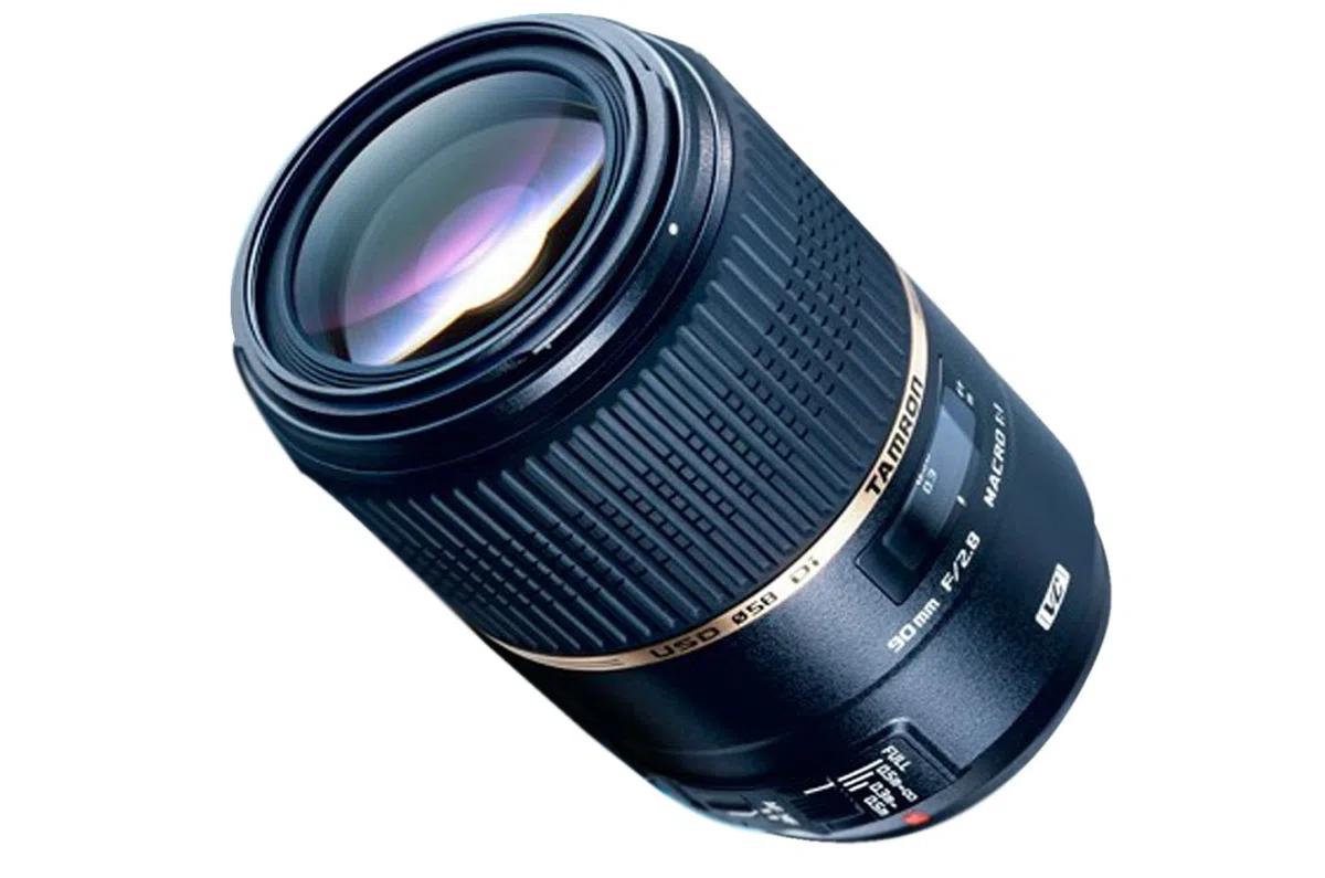 Tamron Objectif pour Canon SP AF 90 mm F/2,8 Macro 1:1 VC USD Noir