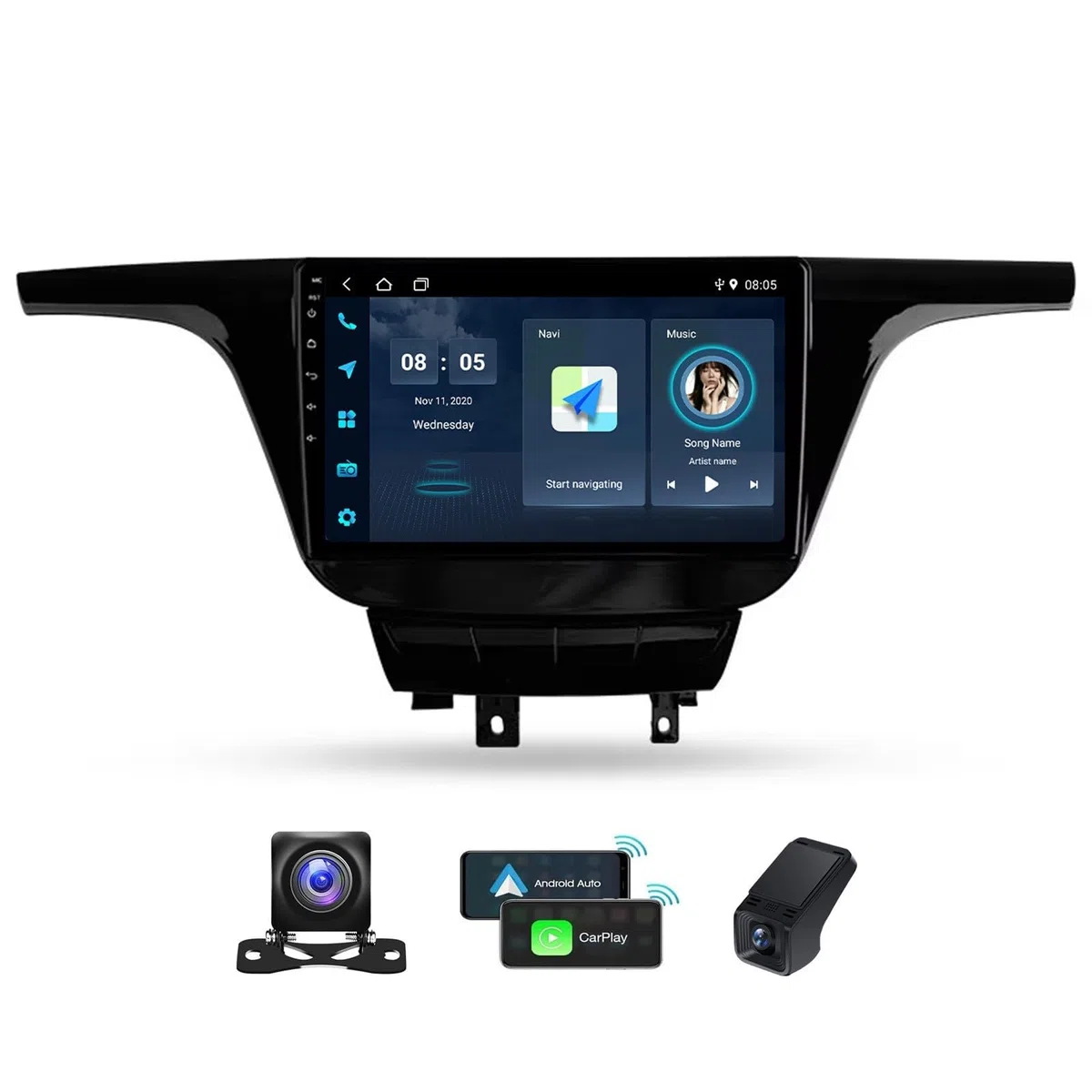 Autoradio Android 15 Tactile 2K 10" pour Buick GL8 3 2017-2020