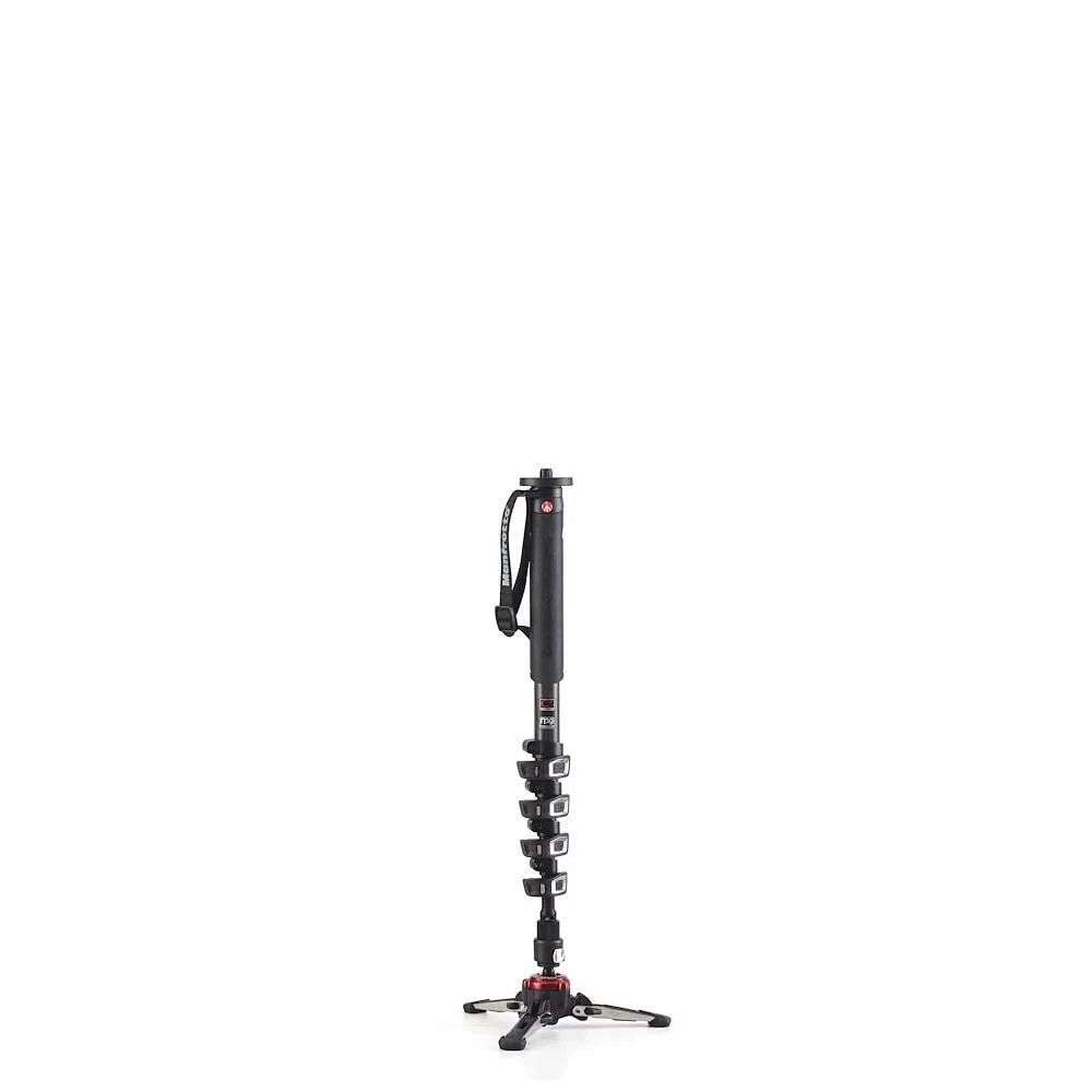 Manfrotto XPRO Monopode Vidéo en Fibre de Carbone 5 Section Noir