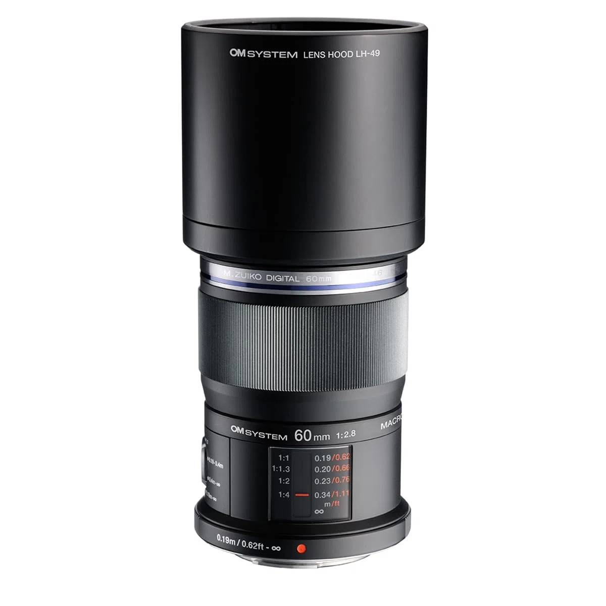 OM SYSTEM M.Zuiko Ed 60mm F2.8 Objectif Macro pour Micro Quatre Tiers