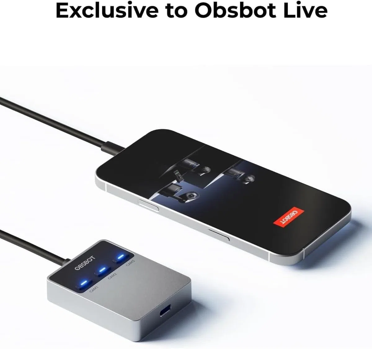 OBSBOT Connecteur Multi-cam sans Fil Compatible avec Tail 2/Tail Air
