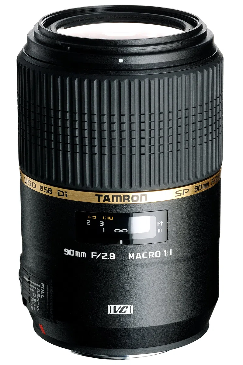 Tamron Objectif pour Canon SP AF 90 mm F/2,8 Macro 1:1 VC USD Noir