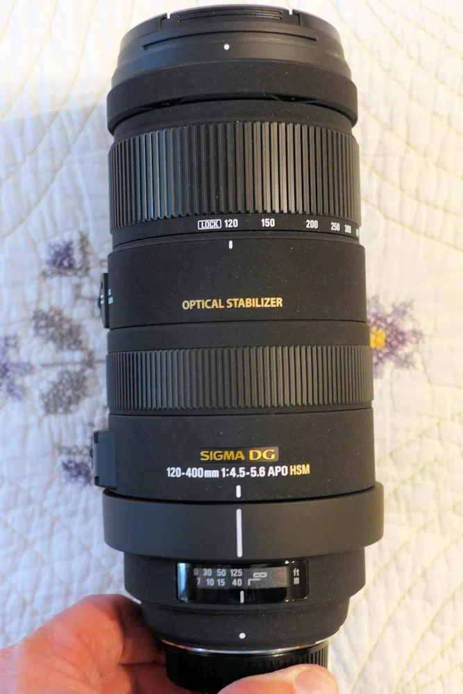 Sigma Téléobjectif 120-400 mm F4,5-5,6 DG APO OS HSM - Monture Nikon