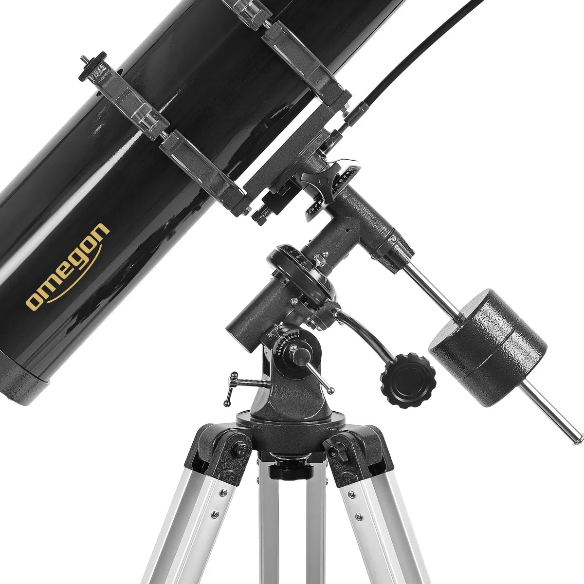 Télescope Omegon N 130/920 EQ-2 | Monture EQ-2 | pour Les débutants en Observation astronomique | Idéal pour la Lune et Les planètes | Télescope d'astronomie | Nombreux Accessoires