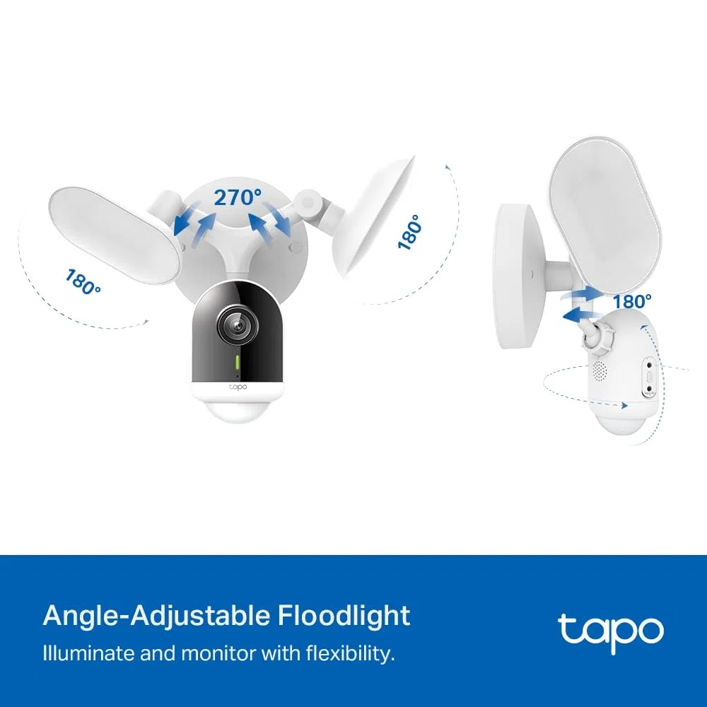 TP-Link Tapo C720, IP-Sicherheitskamera, Drau?en, Verkabelt & Kabellos, 2800 Lm, 5000 K, Wand